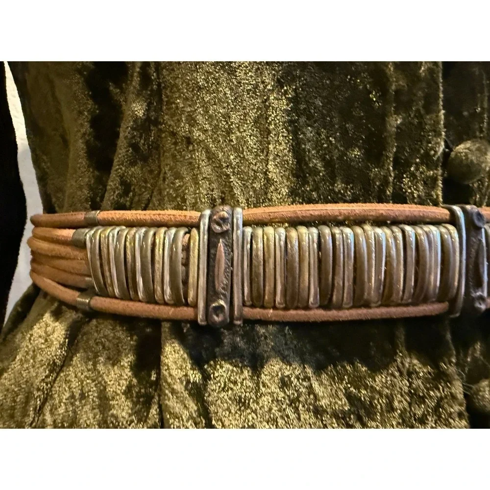 Vintage‎ Statement Belt Bundle 4pc Snakeskin Leather Braided Rope Western Boho